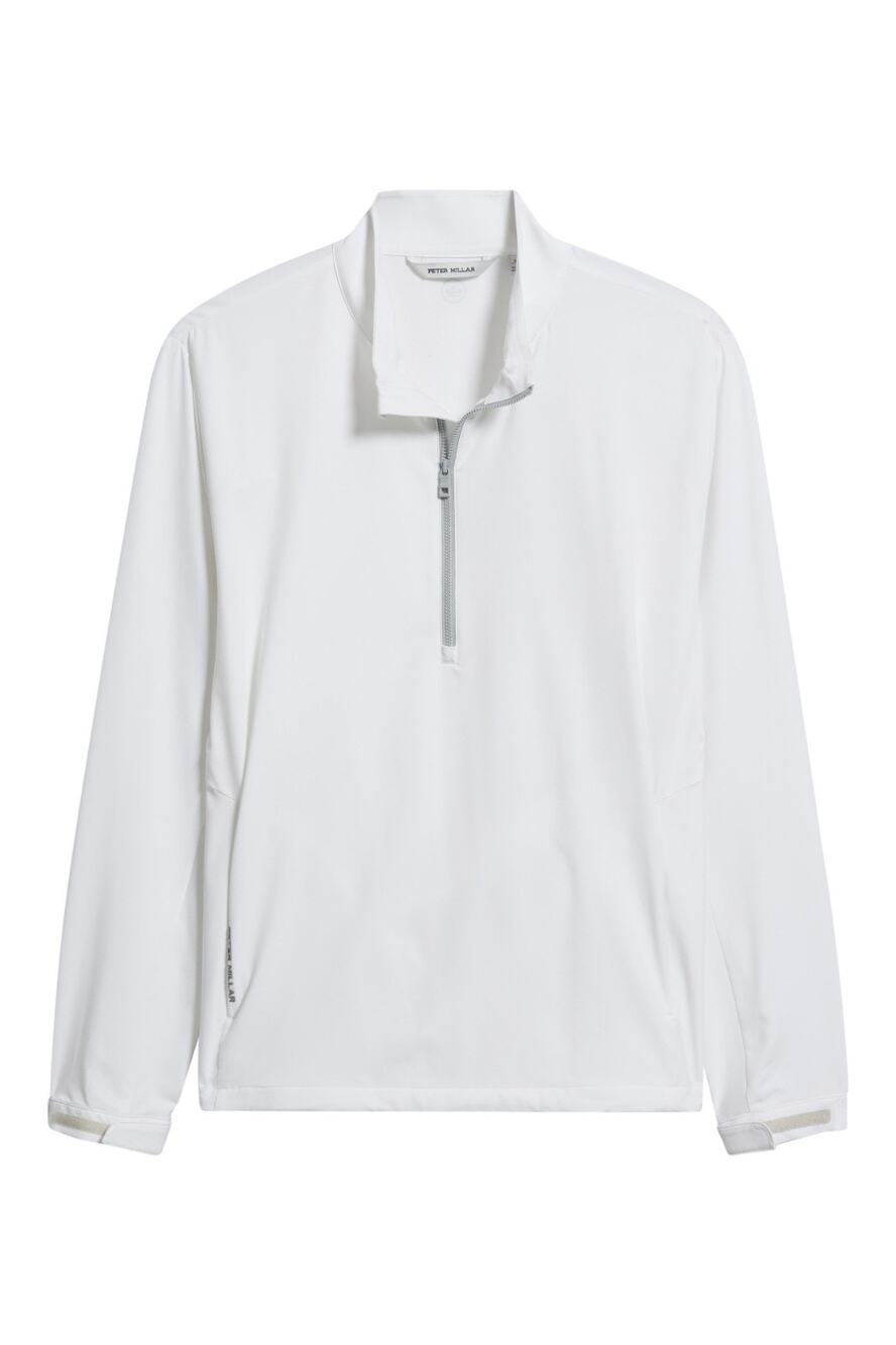Peter Millar L Dunes 1/4 Zip Pullover White $198